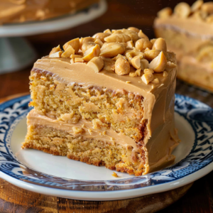Old-Fashioned Peanut Butter Cake recipe
