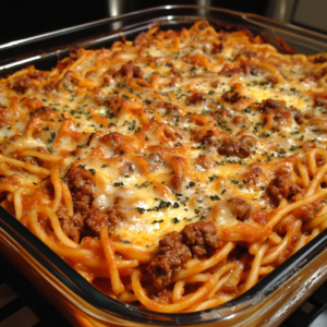 Baked Cream Cheese Spaghetti