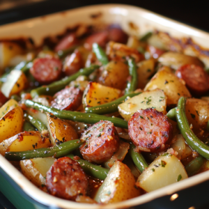 Sausage Green Bean Potato Casserole u8916588566_SAUSAGE_GREEN_BEAN_POTATO_CASSEROLE_Ingredients_1_6031b3f7-a32a-426e-8c7a-c3dbfde4a346_0