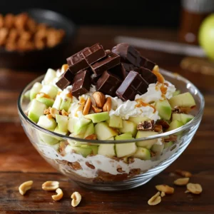 Snickers Salad Recipe Homemade snickers salad