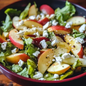 Honeycrisp Apple and Feta Salad