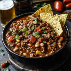 Boilermaker Tailgate Chili Recipe