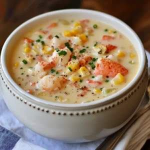 Luxurious Homemade Lobster Chowder
