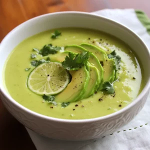 Creamy Avocado and Lime Soup