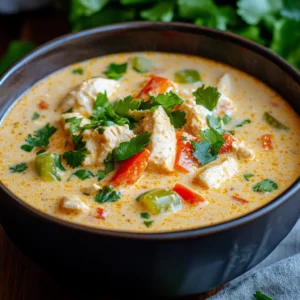 Creamy Chicken Fajita Soup