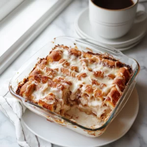 Cinnamon Roll Breakfast Casserole u8916588566_httpss.mj.run6a0N0hSnMks_simple_photo_of_Cinnamon_4d923864-344f-4cb7-921b-9a640800ed35_0