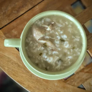 Chinese inspired chicken congee for Instant Pot delights!