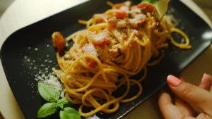 Simple Bacon and Cherry Tomato Marinara: Quick and Delicious!