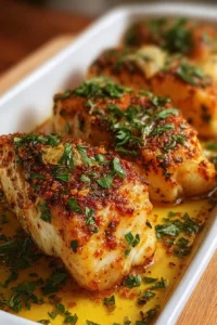 Baked Garlic Butter Cajun Cod: A Flavorful Delight Awaits!