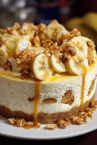 Banana Pudding Crunch Cheesecake: A Delightful Recipe!