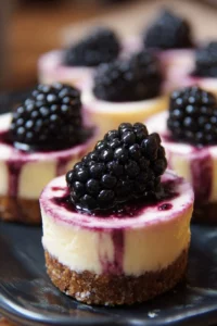 Blackberry Mini Cheesecakes: Delight in Easy, Creamy Treats blackberry-mini-cheesecakes-2025-09-01-220638