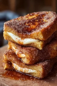 Churro Stuffed French Toast with Cinnamon Sugar Recipe Awaits!