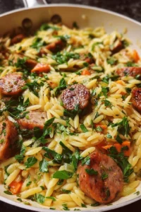 Italian Sausage Orzo: A Creamy Comfort Food Recipe!