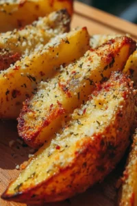 Baked Garlic Parmesan Potato Wedges: Irresistible Recipe!