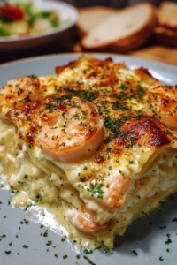 Creamy Garlic Butter Shrimp Scampi Lasagna Recipe Revealed!