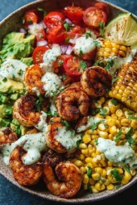 Easy Grilled Shrimp Bowl: Your New Favorite Recipe! easy-grilled-shrimp-bowl-with-avocado-corn-salsa-2025-10-29-213333