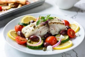 Easy Sheet Pan Mediterranean Fish Dinners made simple! fZm11