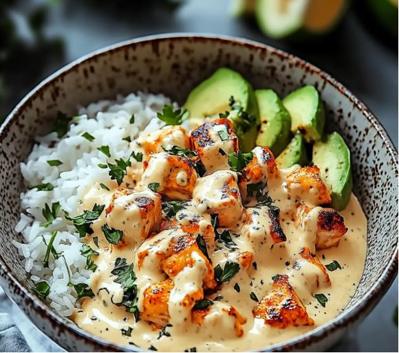 Easy Coconut Chicken Rice Bowl (Better Than Takeout)