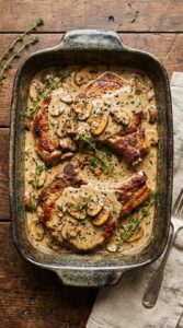 Grandma's 3-Ingredient Oven Baked Pork Chops Grandma's 3-Ingredient Oven Baked Pork Chops