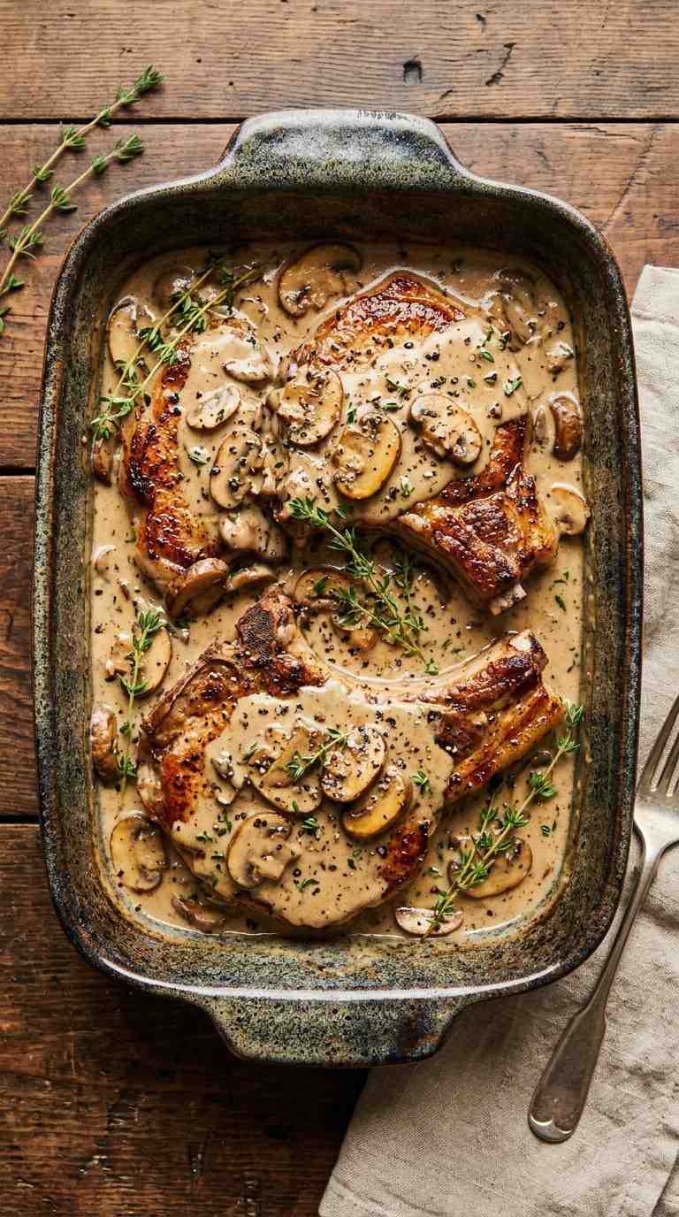 Grandma's 3-Ingredient Oven Baked Pork Chops