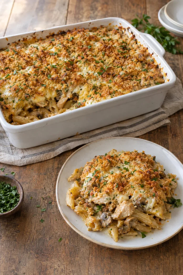 Chicken Marsala Casserole